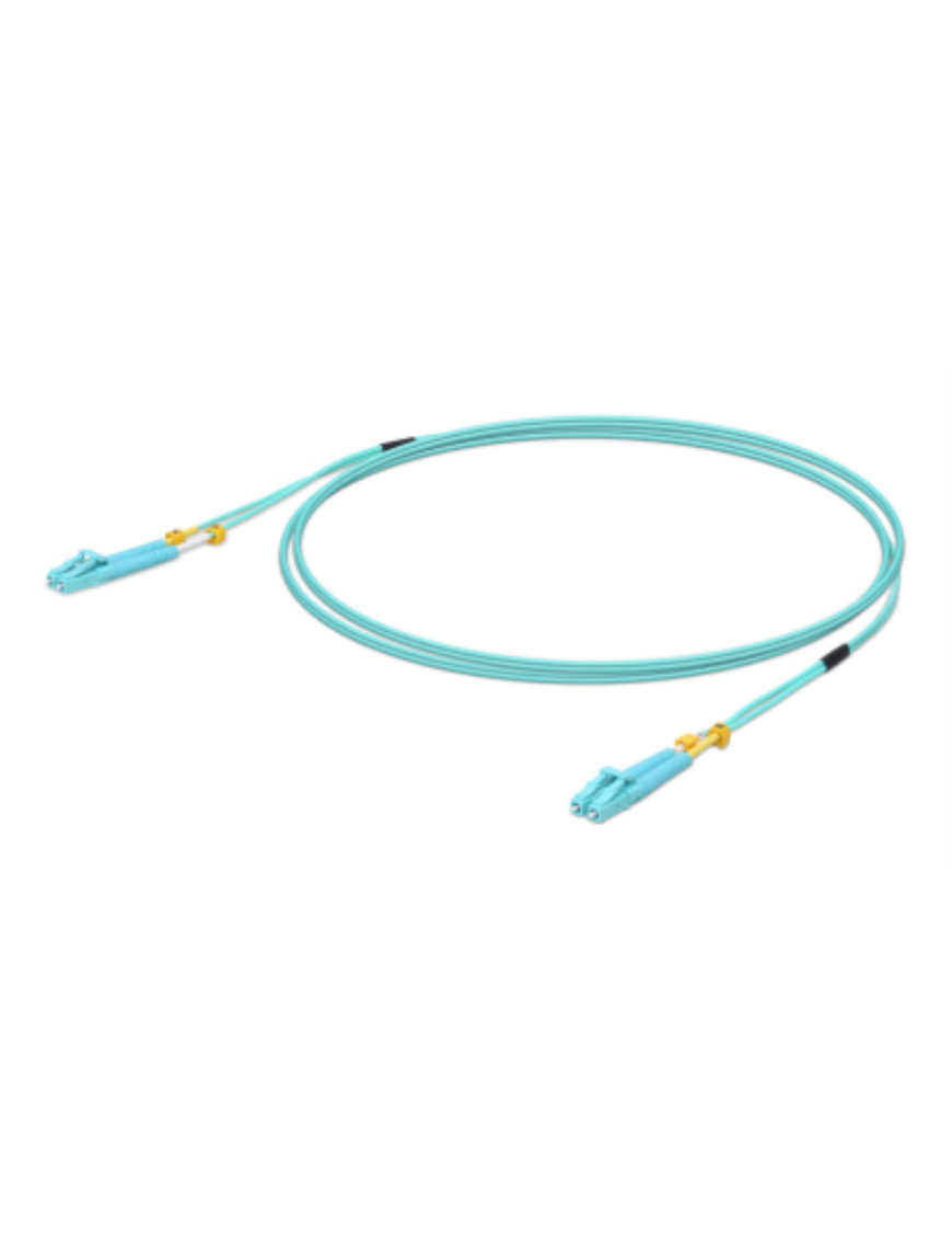 Ubiquiti UniFi ODN 5m cable de fibra optica LC OM3 Color aguamarina