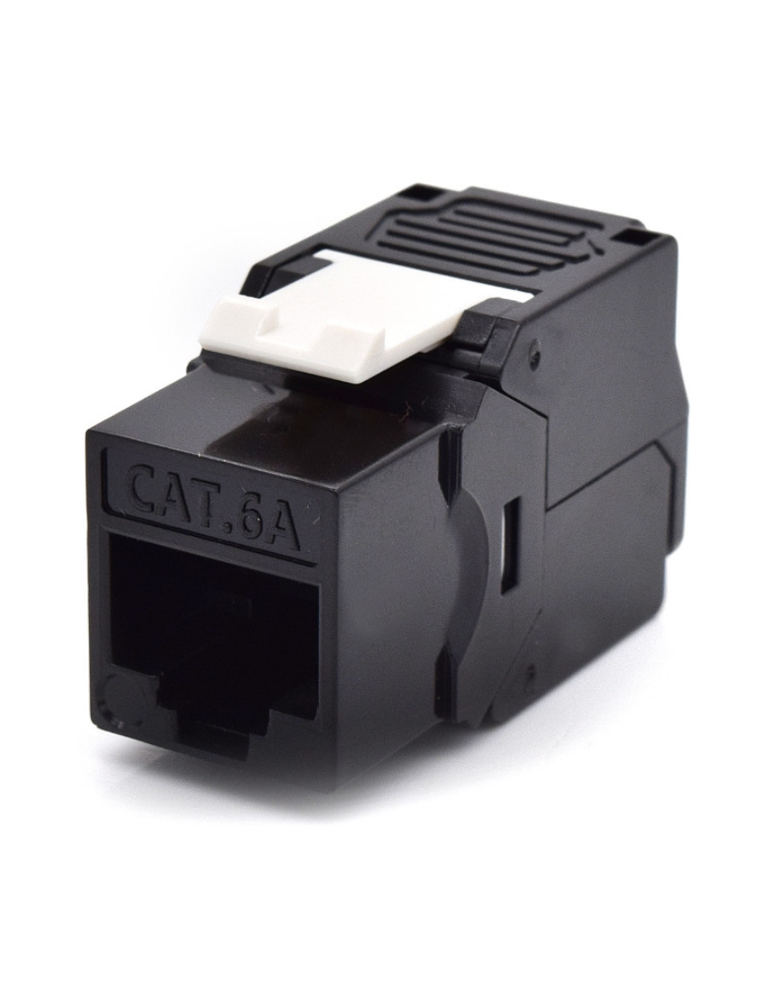 WP WPC-KEY-6AUP-TL/BL conector RJ45 Negro, Blanco