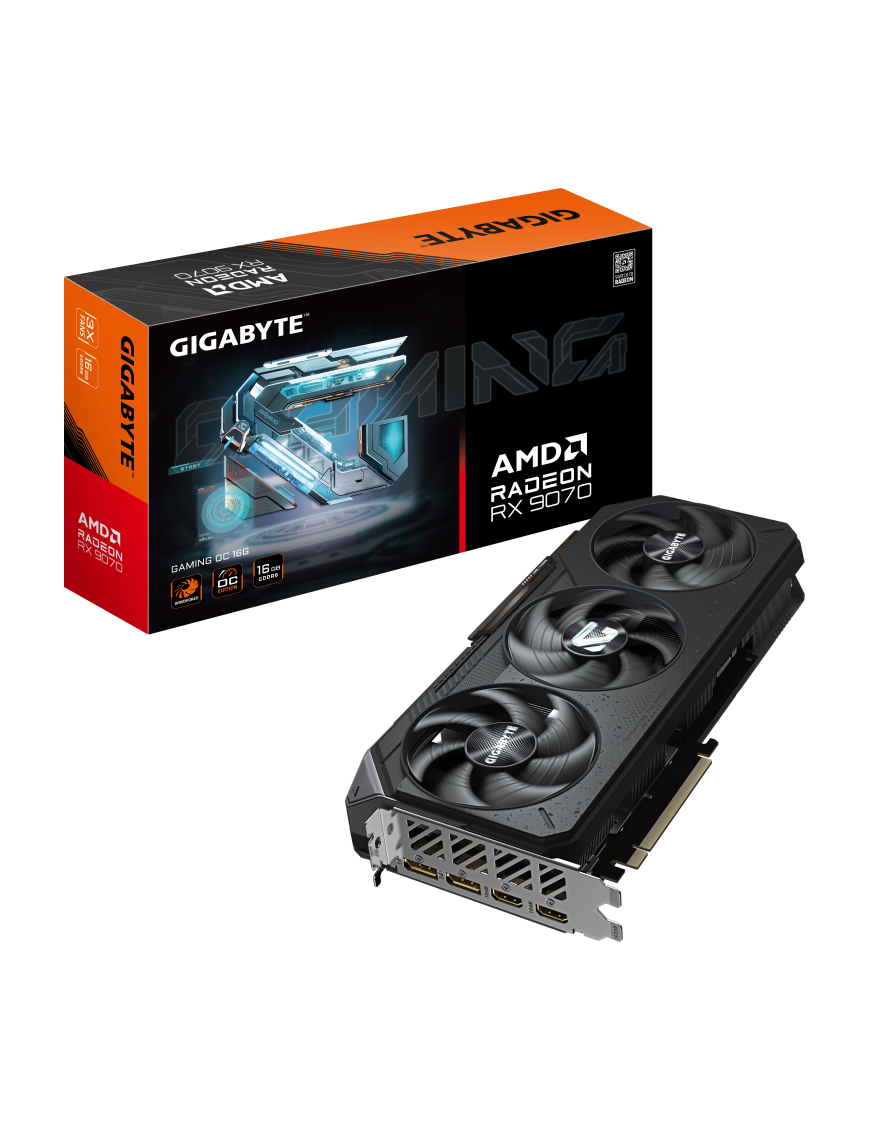 GIGABYTE Radeon RX 9070 GAMING OC 16G Tarjeta Gráfica