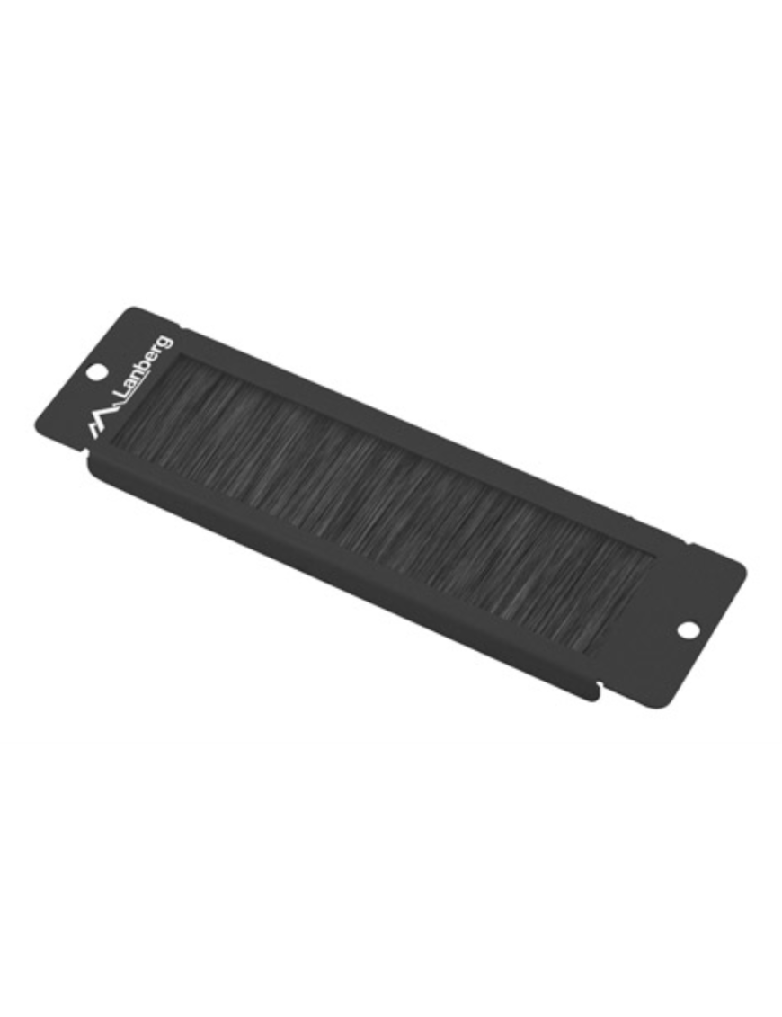 Lanberg AK-1104-B accesorio de bastidor Panel pasacables con cepillo