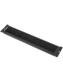 Lanberg AK-1106-B accesorio de bastidor Panel pasacables con cepillo