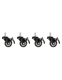 Lanberg AK-1601-B accesorio de bastidor Ruedas giratorias