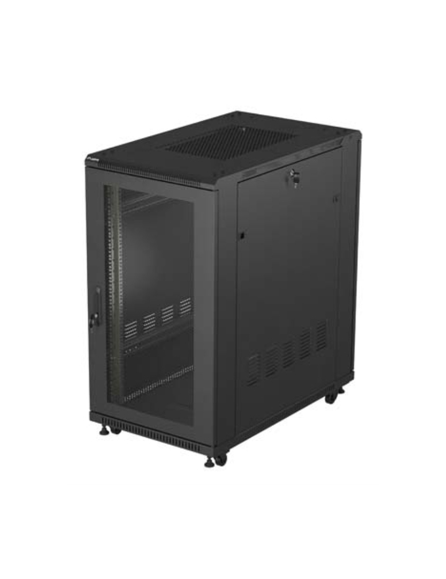 Lanberg FF01-6022-23B armario rack 22U Rack o bastidor independiente Negro