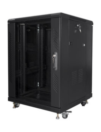Lanberg FF01-6615-12B armario rack 15U Rack o bastidor independiente Negro