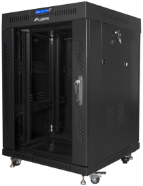Lanberg FF01-6615-12BL armario rack 15U Rack o bastidor independiente Negro