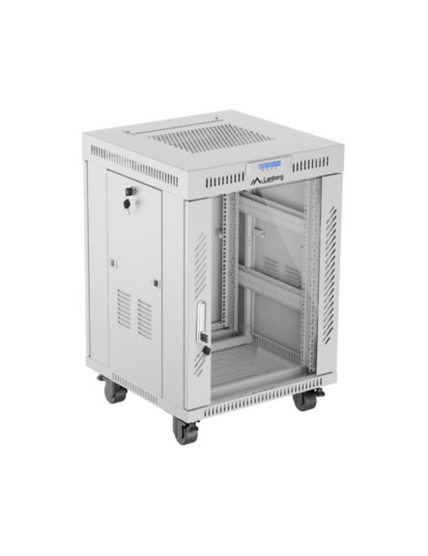 Lanberg FF01-6615-12SL armario rack 15U Rack o bastidor independiente Gris