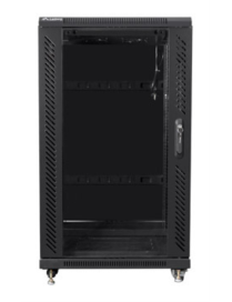 Lanberg FF01-6622-12B armario rack 22U Rack o bastidor independiente Negro