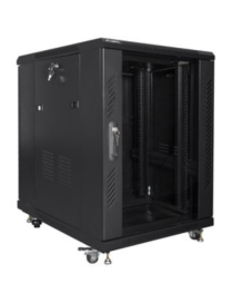 Lanberg FF01-6815-12B armario rack 15U Rack o bastidor independiente Negro