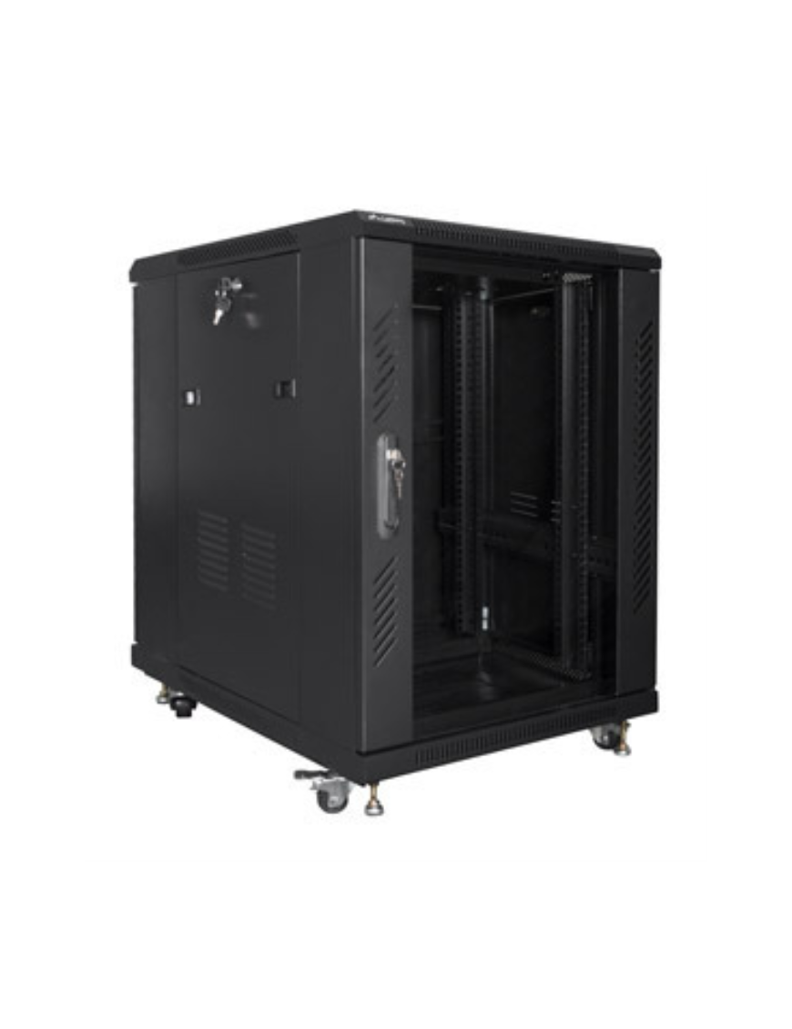 Lanberg FF01-6815-12B armario rack 15U Rack o bastidor independiente Negro