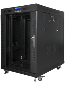 Lanberg FF01-6815-12BL armario rack 15U Rack o bastidor independiente Negro