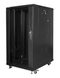 Lanberg FF01-6822-12B armario rack 22U Rack o bastidor independiente Negro
