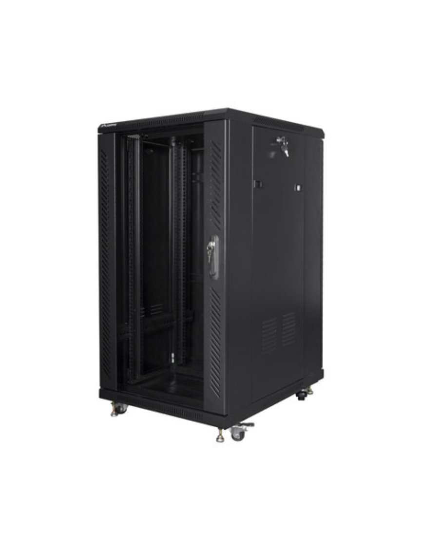 Lanberg FF01-6822-12B armario rack 22U Rack o bastidor independiente Negro