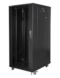 Lanberg FF01-6827-12B armario rack 27U Rack o bastidor independiente Negro