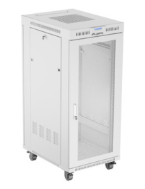 Lanberg FF01-6827-23SL armario rack 27U Bastidor para instalación en suelo Gris