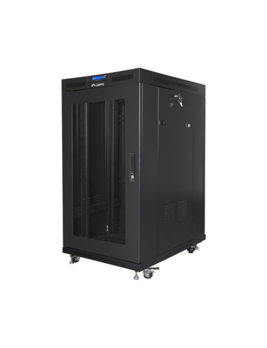 Lanberg FF01-8022-23BL armario rack 22U Rack o bastidor independiente Negro