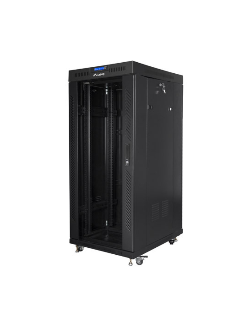 Lanberg FF01-8027-12BL armario rack 27U Rack o bastidor independiente Negro