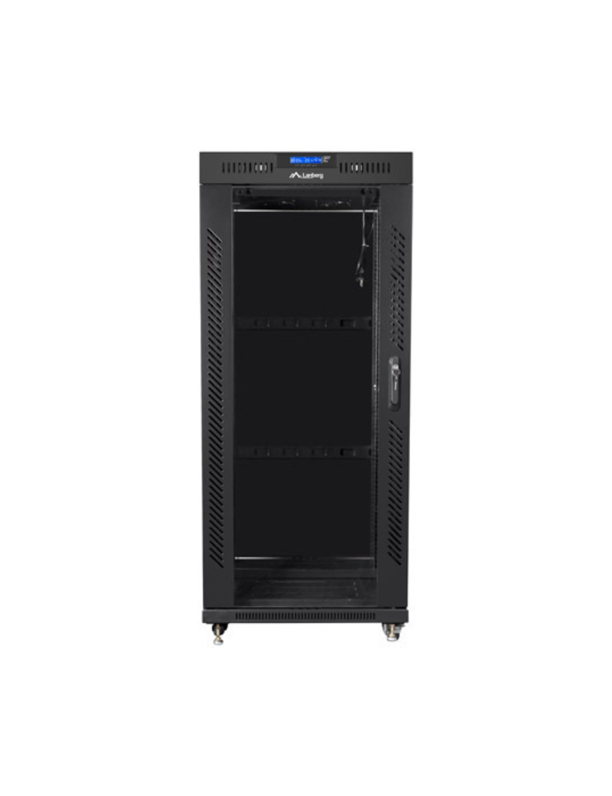 Lanberg FF01-8822-12BL armario rack 22U Rack o bastidor independiente Negro