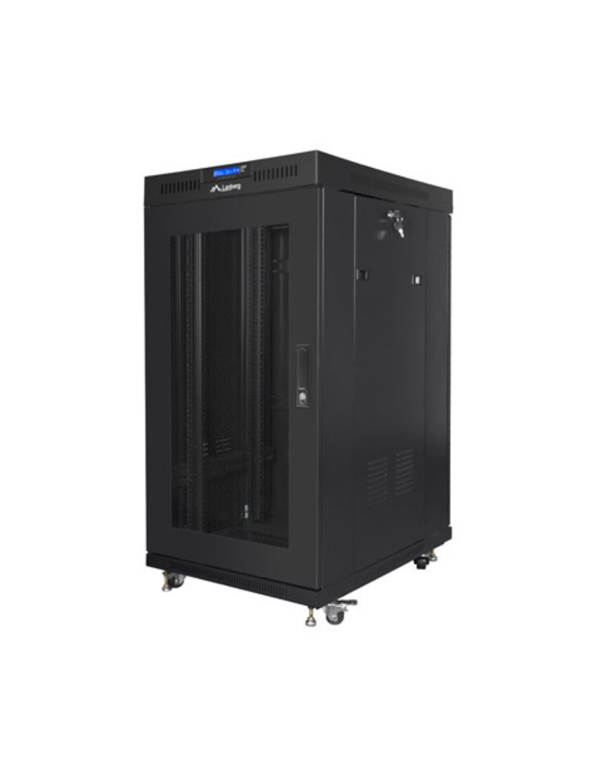 Lanberg FF01-8822-23BL armario rack 22U Rack o bastidor independiente Negro