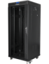 Lanberg free standing rack 19inch cabinet 27U 600x600 glass door LCD flat pack black Rack o bastidor independiente