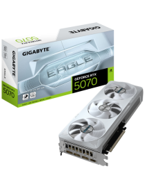GIGABYTE GeForce RTX 5070 EAGLE OC ICE SFF 12G Tarjeta Gráfica - 12GB GDDR7, 192 bits, PCI-E 5.0, 2587 MHz Core Clock, 3 x DP