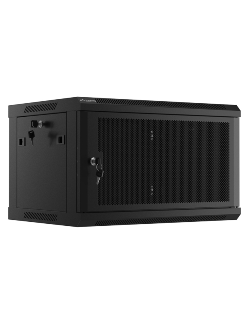 Lanberg WF01-6406-23B armario rack 6U Bastidor de pared Negro