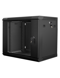 Lanberg WF01-6409-10B armario rack 9U Bastidor de pared Negro