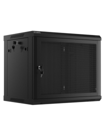 Lanberg WF01-6409-23B armario rack 9U Bastidor de pared Negro