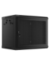 Lanberg WF01-6409-23B armario rack 9U Bastidor de pared Negro