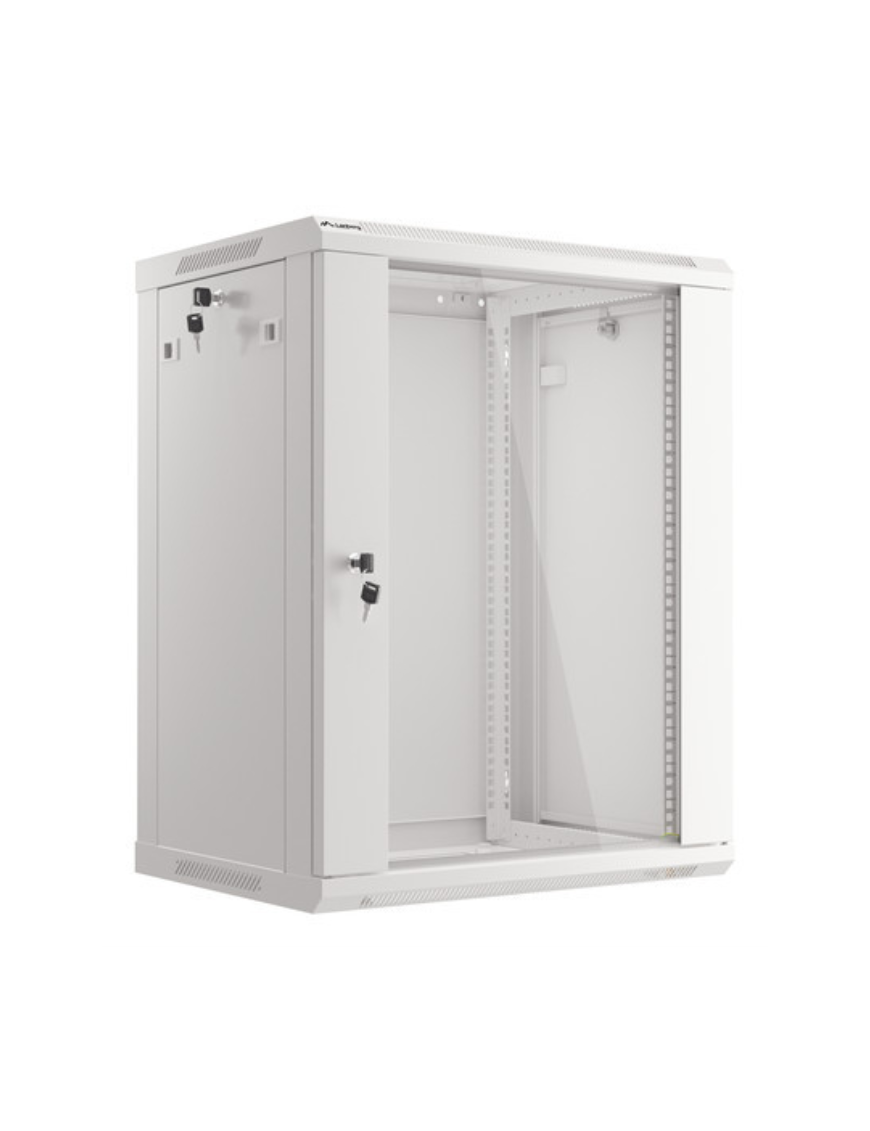 Lanberg WF01-6415-10S armario rack 15U Bastidor de pared Gris