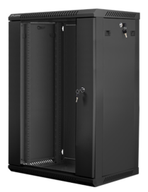 Lanberg WF01-6418-10B armario rack 18U Bastidor de pared Negro