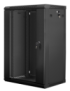 Lanberg WF01-6418-10B armario rack 18U Bastidor de pared Negro