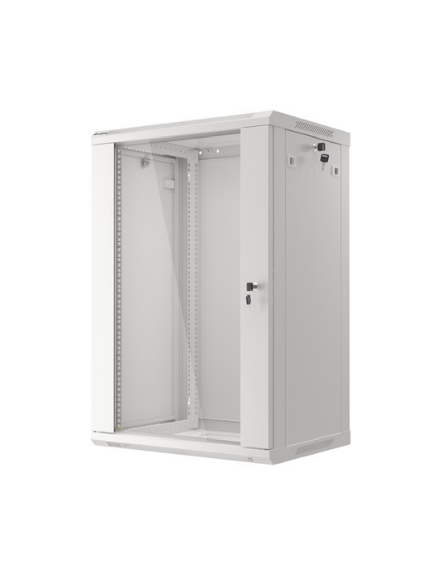Lanberg WF01-6418-10S armario rack 18U Bastidor de pared Gris