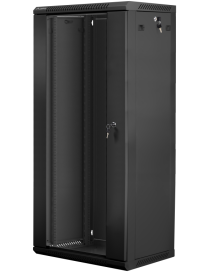 Lanberg WF01-6427-10B armario rack 27U Bastidor de pared Negro