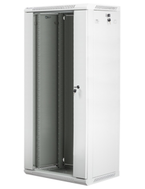 Lanberg WF01-6427-10S armario rack 27U Bastidor de pared Blanco