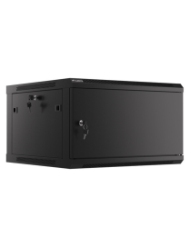 Lanberg WF01-6606-00B armario rack 6U Bastidor de pared Negro
