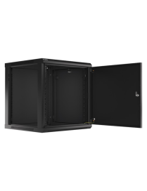 Lanberg WF01-6612-00B armario rack 12U Bastidor de pared Negro