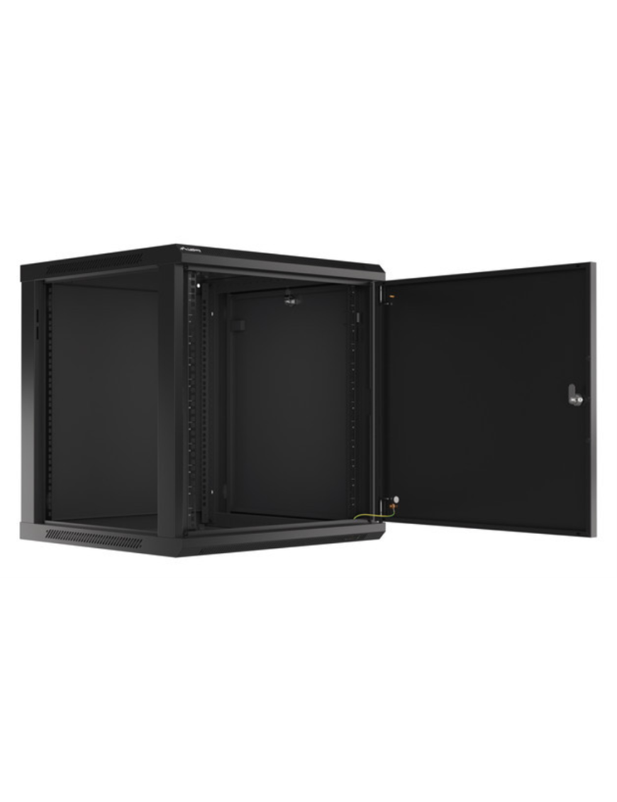 Lanberg WF01-6612-00B armario rack 12U Bastidor de pared Negro