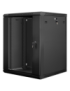 Lanberg WF01-6615-10B armario rack 15U Bastidor de pared Negro