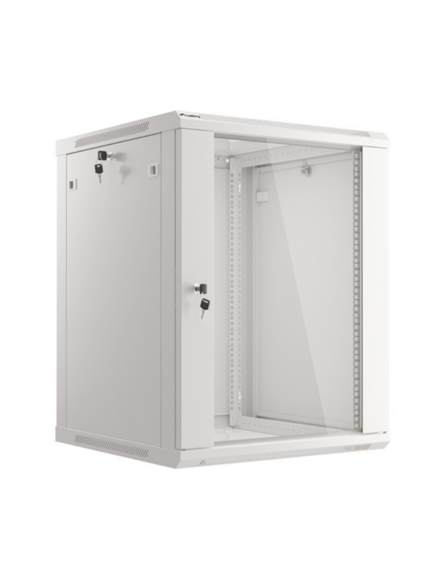 Lanberg WF01-6615-10S armario rack 15U Bastidor de pared Gris