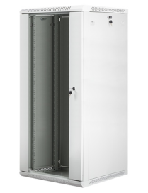 Lanberg WF01-6627-10S armario rack 27U Bastidor de pared Blanco