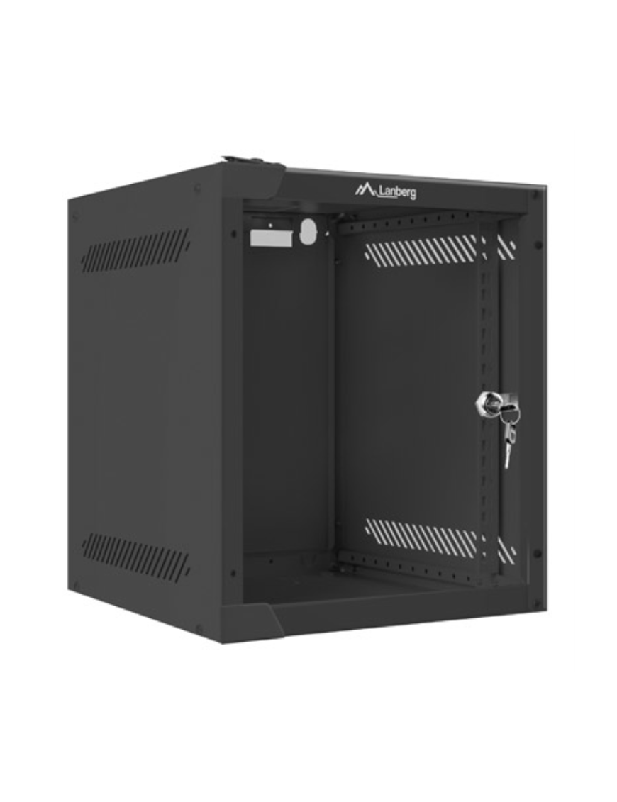 Lanberg WF10-2306-10B armario rack 6U Bastidor de pared Negro
