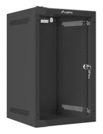 Lanberg WF10-2309-10B armario rack 9U Bastidor de pared Negro
