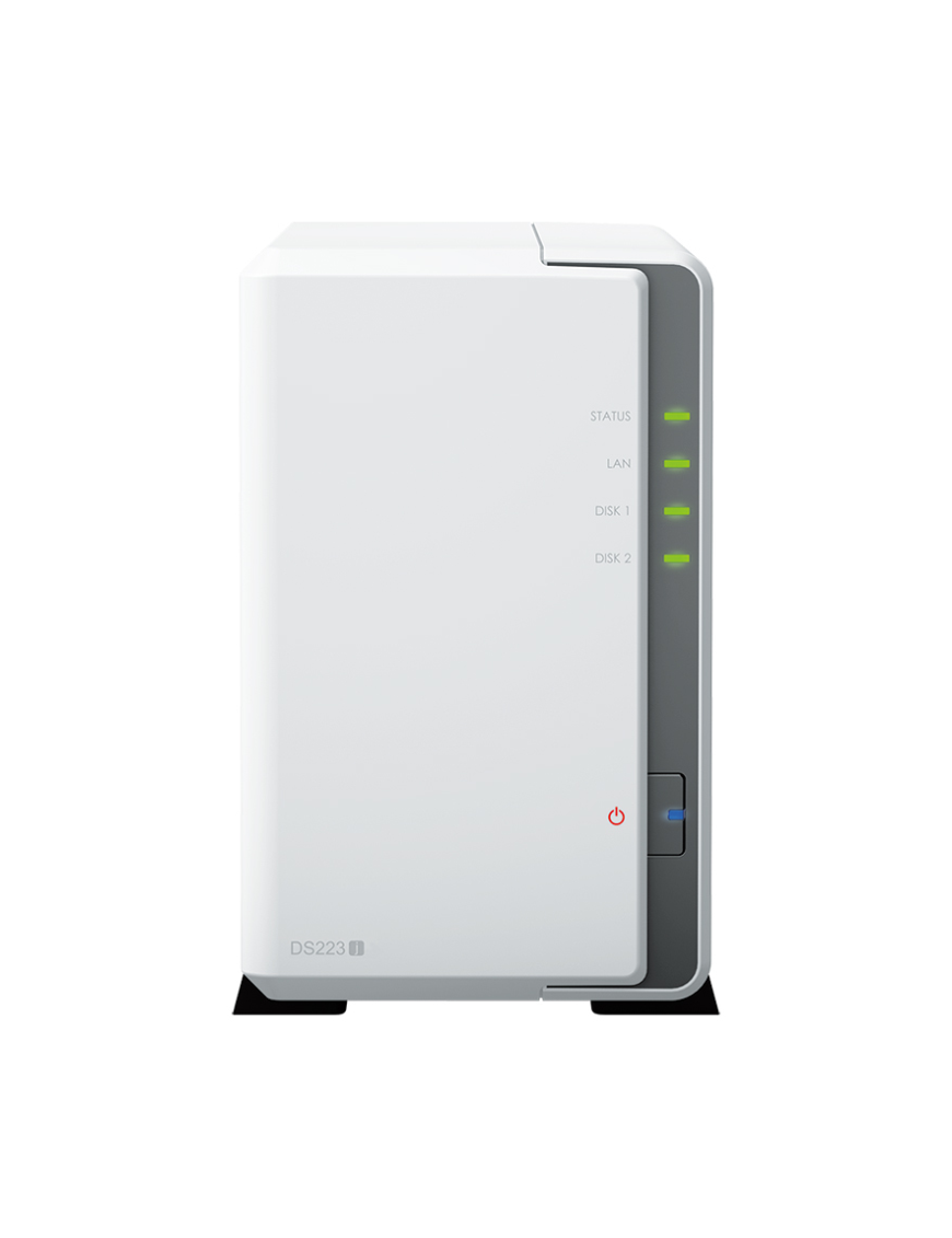 Synology DiskStation DS223J servidor de almacenamiento NAS Escritorio Realtek RTD1619B 1 GB DDR4 DiskStation Manager Blanco