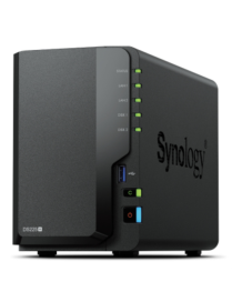 Synology DiskStation DS225+ 2 Bay NAS Escritorio Intel® Celeron® J4125 2 GB DDR4 Synology DSM Negro