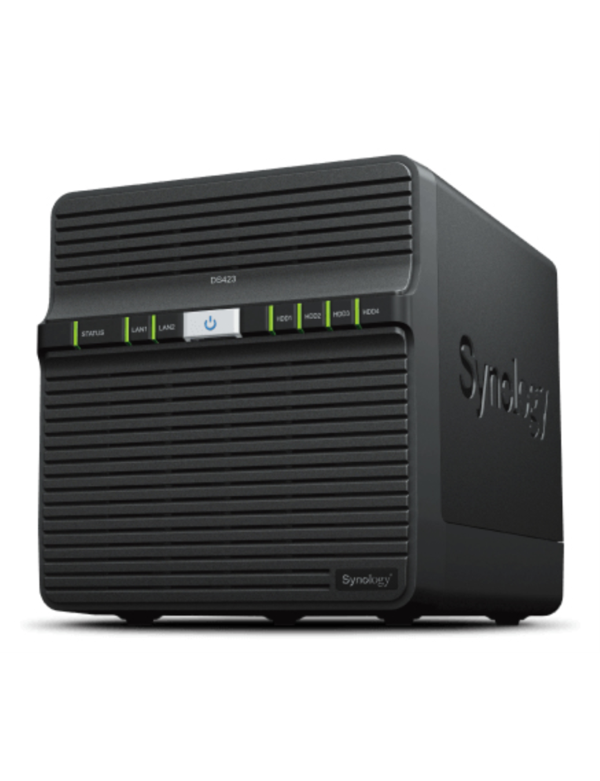 Synology DiskStation DS423 servidor de almacenamiento NAS Realtek RTD1619B 2 GB DDR4 0 TB DiskStation Manager Negro