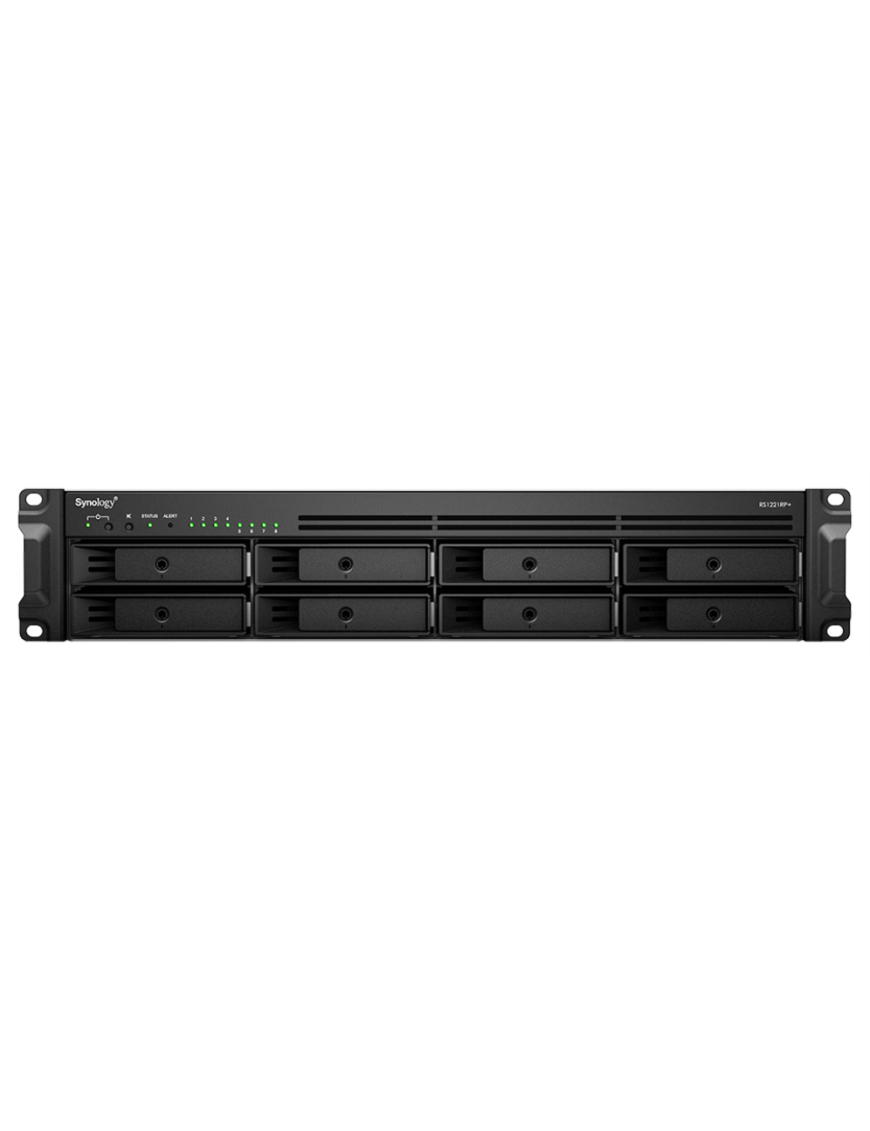 Synology RackStation RS1221RP+ servidor de almacenamiento NAS Bastidor (2U) Ryzen Embedded V1500B 4 GB DDR4 0 TB DiskStation Man