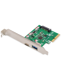 Digitus Tarjeta PCIe, USB Type-CTM + USB-A