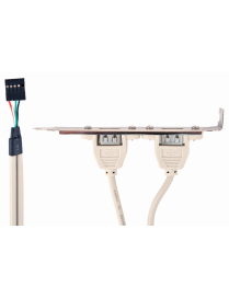 Gembird CCUSBRECEPTACLE tarjeta y adaptador de interfaz Interno USB 2.0