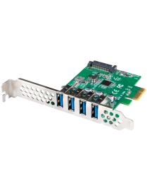 Lanberg PCE-US3-004 tarjeta y adaptador de interfaz Interno USB 3.2 Gen 1 (3.1 Gen 1)