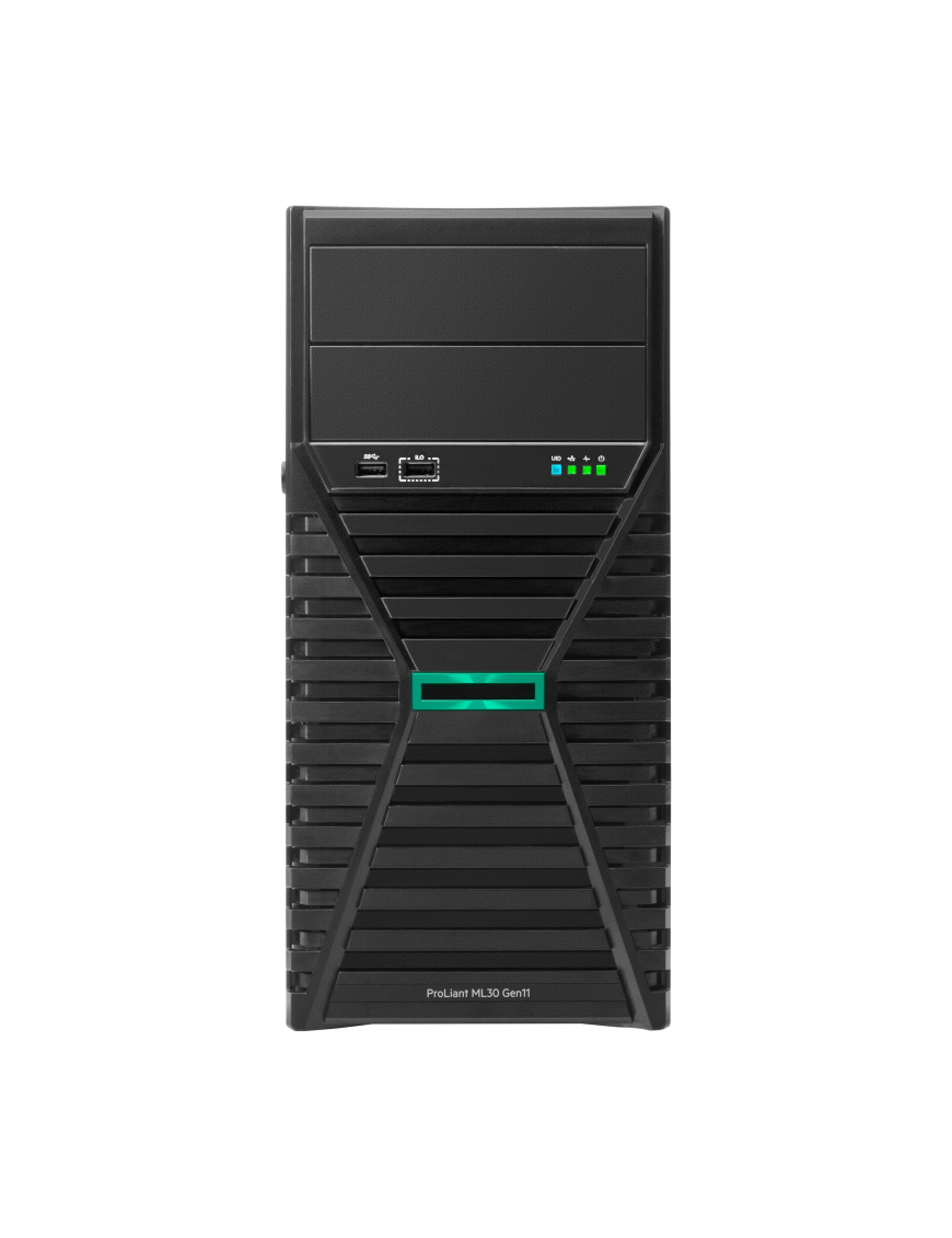 HPE ProLiant ML30 Gen11 E-2436 2.9GHz 6c 1P 1x32GB-U 8SFF MR216i-p 2x480GB SSD 2x800W PS EU Server